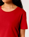 STTW173 Stanley Stella Serena Womens Red T-Shirt Closeup View