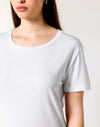 STTW173 Stanley Stella Serena Women's White T-Shirt Closeup View
