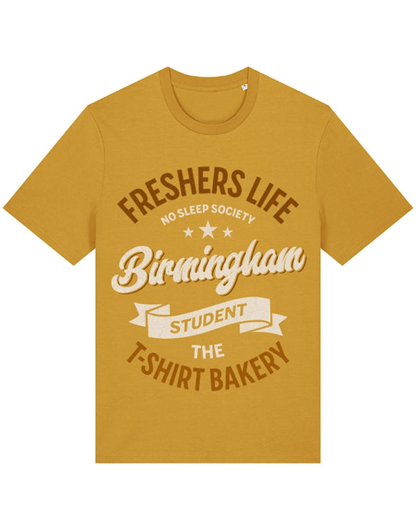 Customisable Freshers Life Birmingham – No Sleep Society T-Shirt (TBS007T)