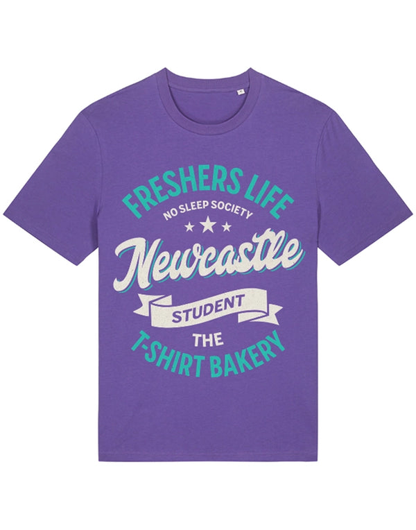 Customisable Freshers Life Newcastle – No Sleep Society T-Shirt (TBS010T)