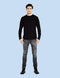 EP01L continental male model unisex long sleeve t-shirt 