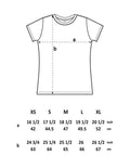 EP04 continental siz guide womens t-shirt 