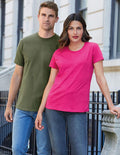 pretty couple in t-shirts