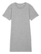 stella spinner women t-shirt dress in heather grey