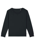 Back of Stella Dazzler Womens sweatshirt in black