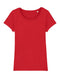 Model in Stella lover womens t-shirt red view