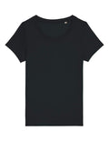 womens stella jazzer t-shirt in black