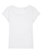 womens stella rounder slub t-shirt in white