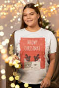 Personalised Christmas Cat T-shirt