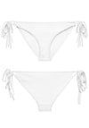custom bikini bottoms black with white trim