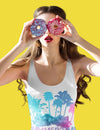 All-Over Print One Piece Youth Swimsuit