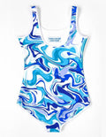 All-Over Print One Piece Youth Swimsuit
